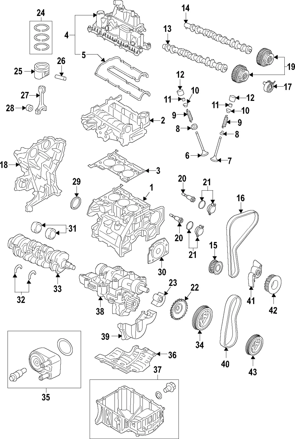 Engine Variable Valve Timing (Vvt) Solenoid - Ford (cm5z6m280g) - view 5