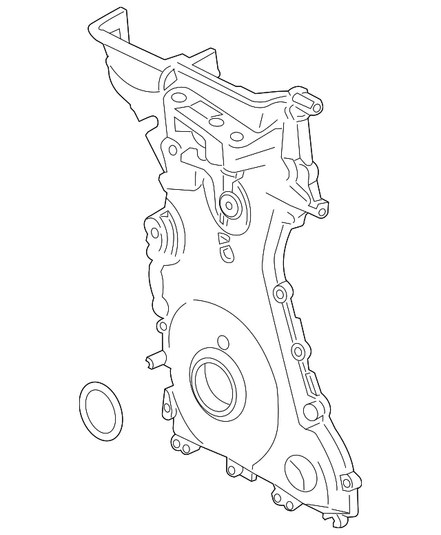Engine Timing Cover - Ford (cv6z6019c) - view 3