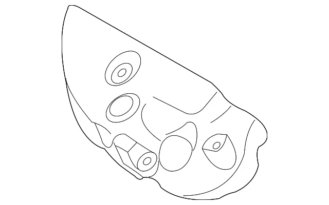 Exhaust Manifold Heat Shield - Mazda (cy0113380a)