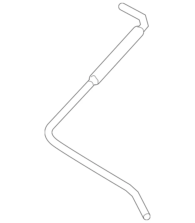 Engine Coolant Reservoir Hose - Mazda (cy0115383a)