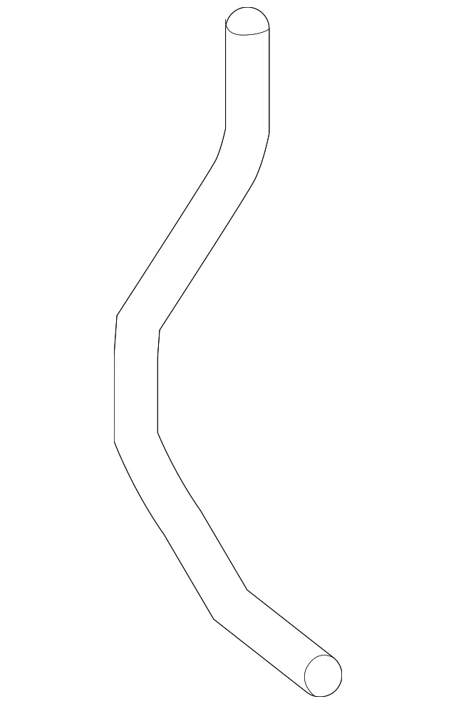 Engine Coolant Overflow Hose - Mazda (cy0115537b)