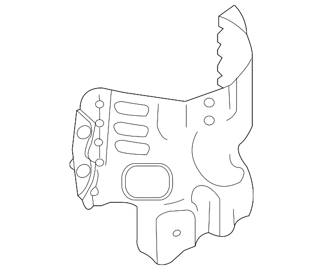 Catalytic Converter Heat Shield - Mazda (cy0240860a)