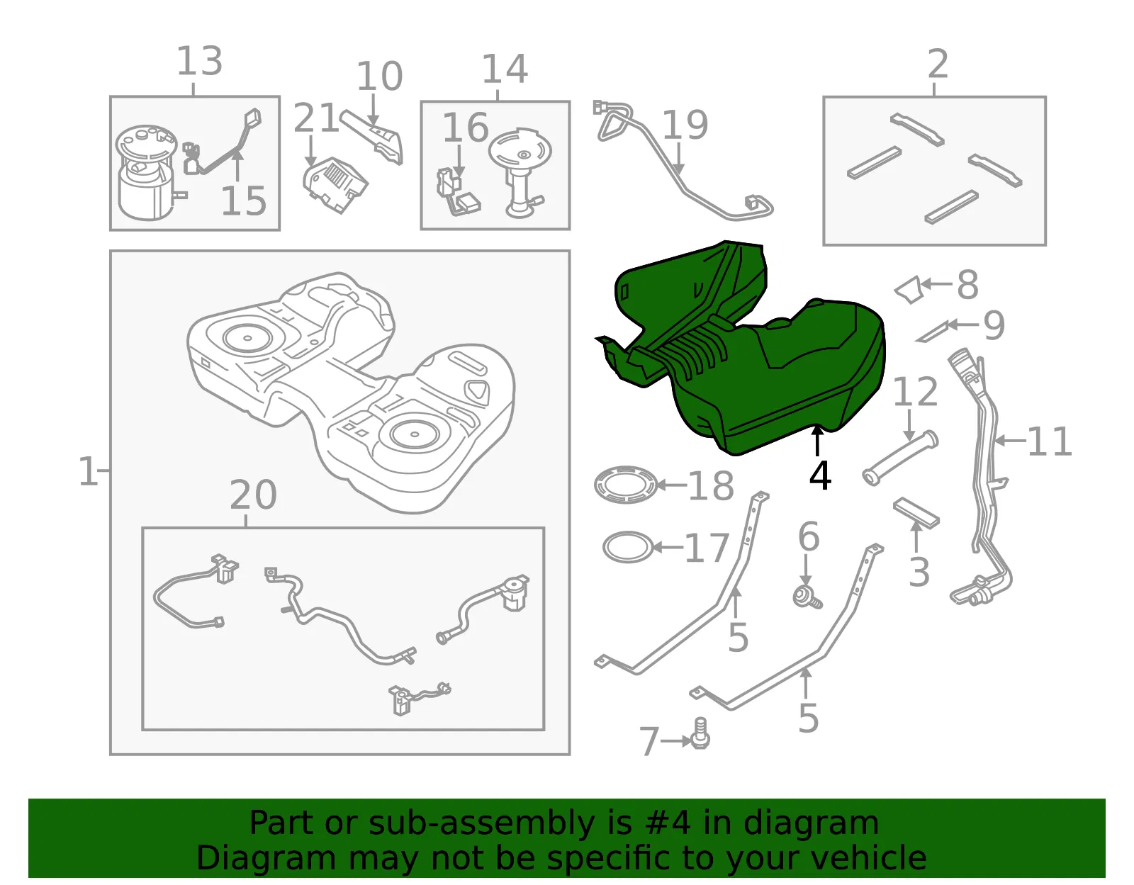 Fuel Tank Shield - Ford (da8z9a032b) - view 7