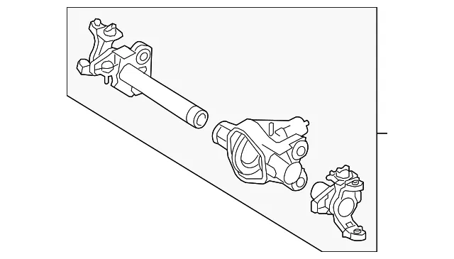 Differential Housing - Ford (dc3z3010c) - view 2