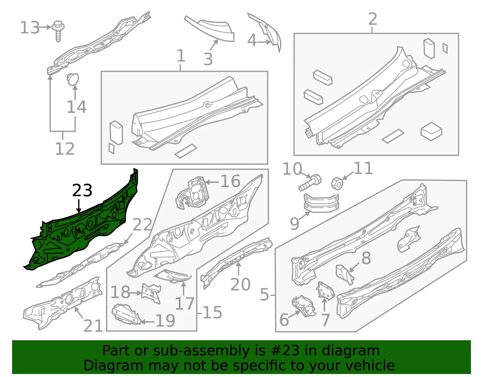 Engine Compartment Insulation - Mazda (df786863xc) - view 2