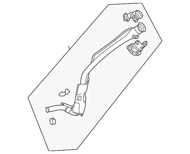 Fuel Tank Filler Neck - Mazda (dgh942280a)