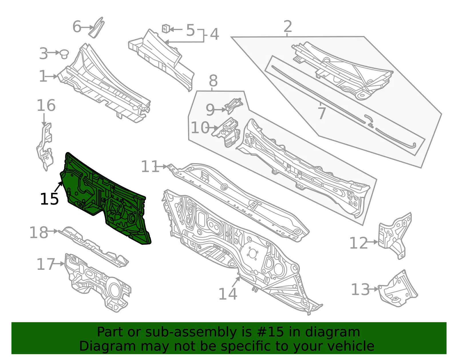 Engine Compartment Insulation - Mazda (dgj26863x) - view 2
