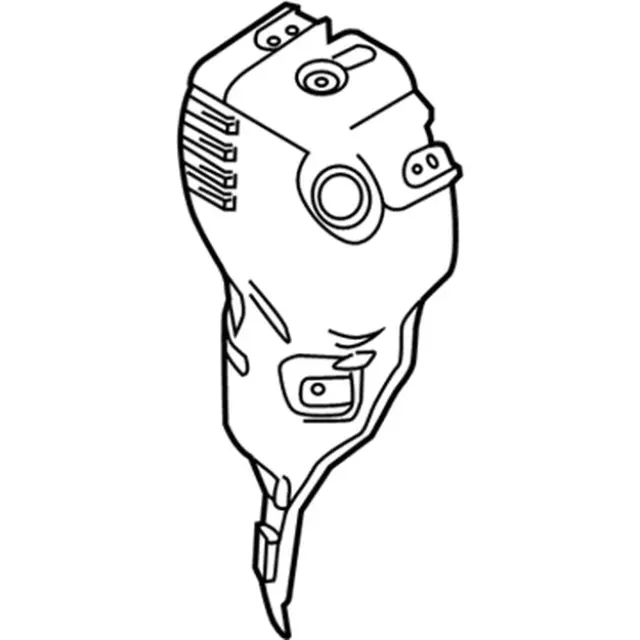 Catalytic Converter Heat Shield - Ford (dm5z9n454l) - view 2