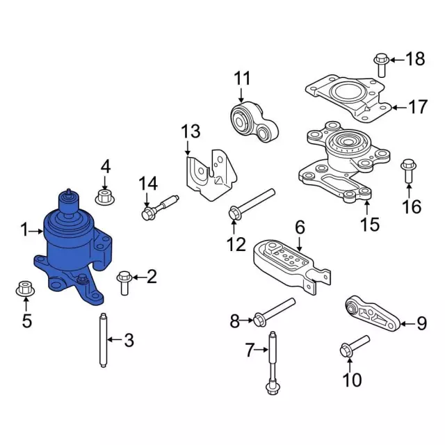 Engine Mount Bracket - Ford (dp5z6038b) - view 5