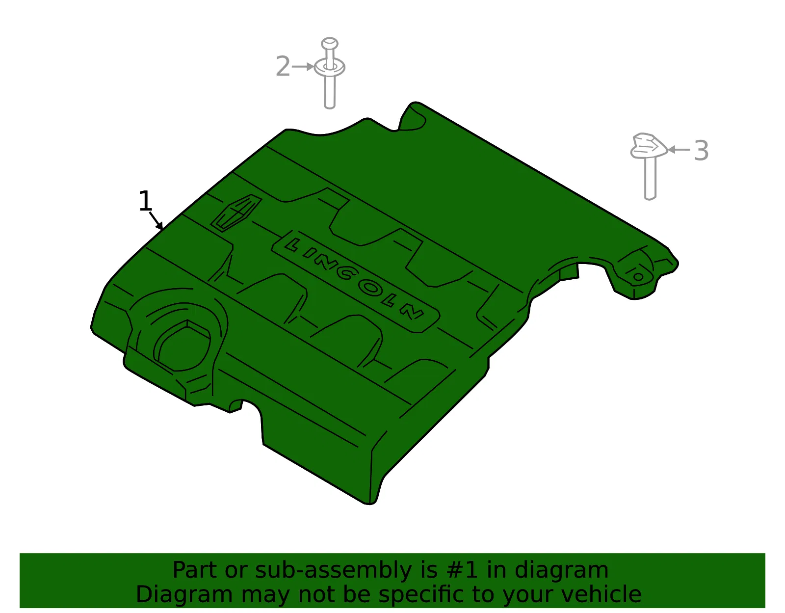 Engine Cover - Ford (dp5z6a949c) - view 5