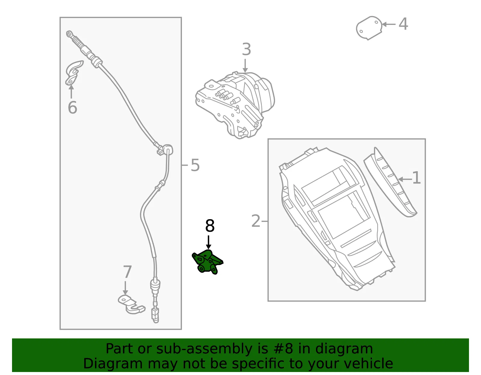 Automatic Transmission Shift Lever Bracket - Ford (dp5z7b229e) - view 9