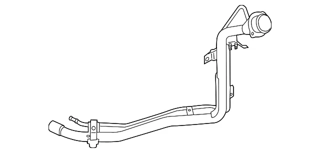 Fuel Tank Filler Neck - Mazda (dr6142210a)