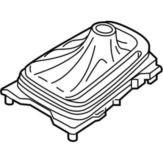 Automatic Transmission Shift Lever Boot - Ford (e1gz7d443aa) - view 4
