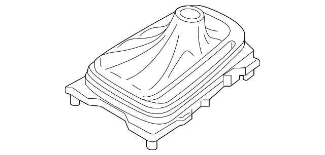 Automatic Transmission Shift Lever Boot - Ford (e1gz7d443aa) - view 6