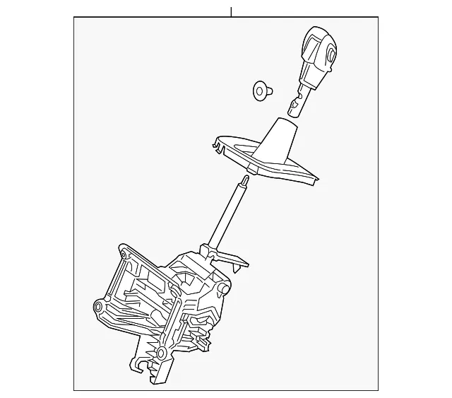 Automatic Transmission Shift Lever - Ford (ej5z7210mf) - view 7