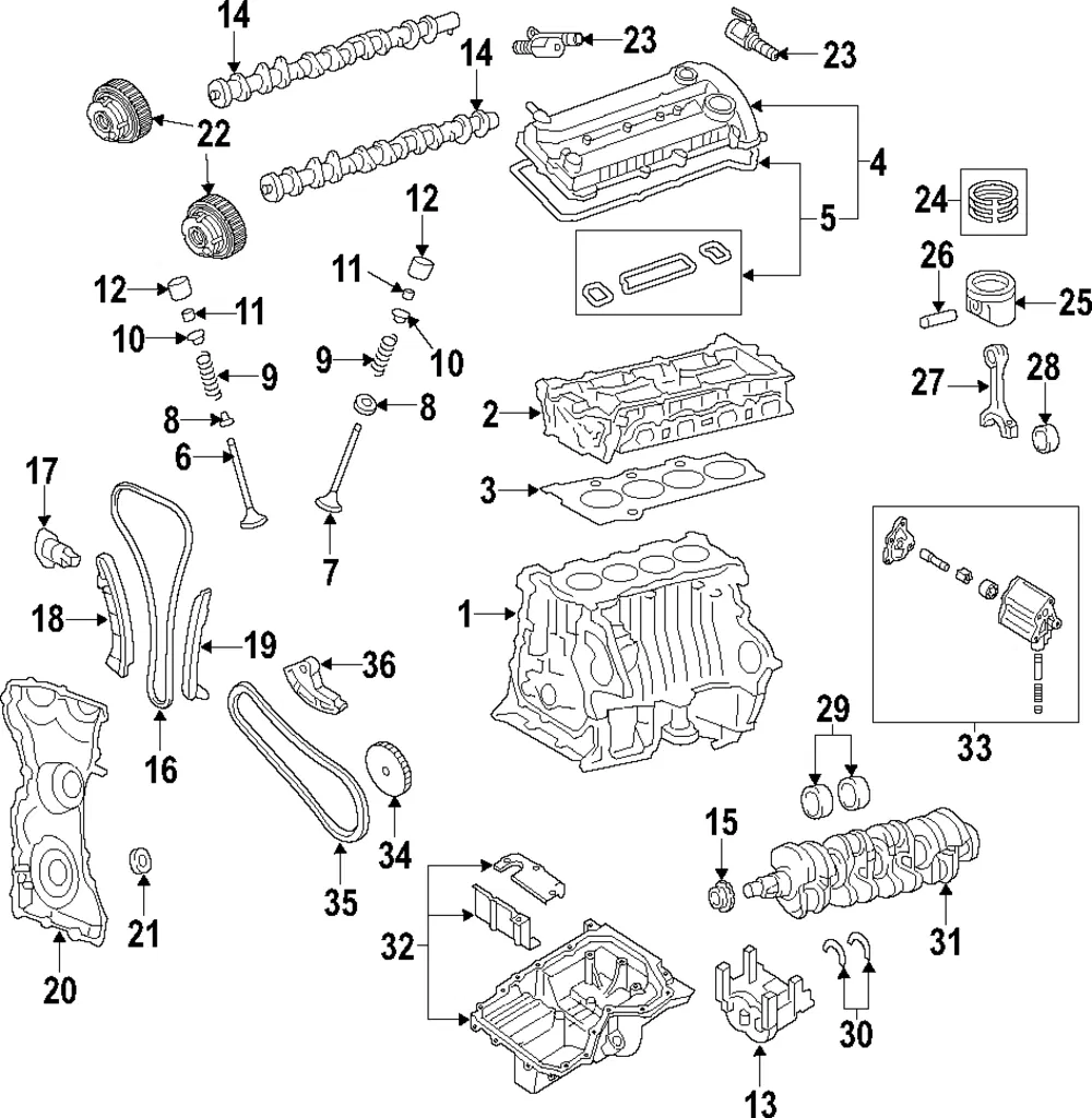 Engine Camshaft - Ford (ej7z6250a) - view 3