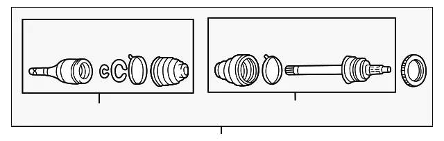 Axle Assembly - Mazda (fa602560xr00)