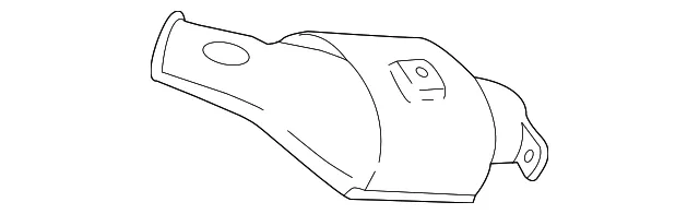 Catalytic Converter Heat Shield - Ford (fb5z5e258a)