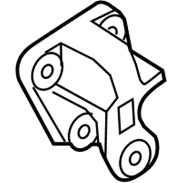 Engine Support Rod Bracket - Ford (fb5z6e042b) - view 2