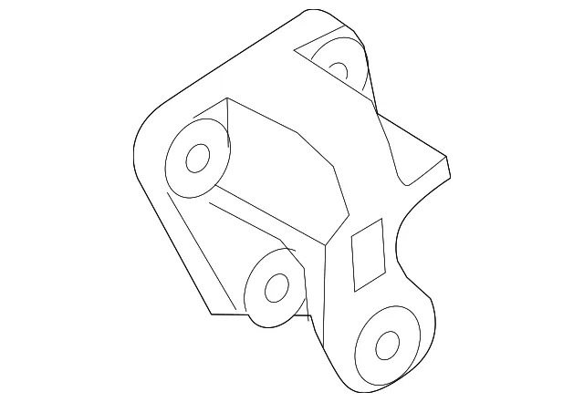 Engine Support Rod Bracket - Ford (fb5z6e042b) - view 5
