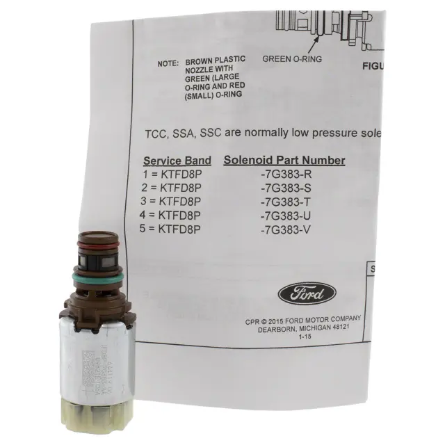 Automatic Transmission Control Solenoid - Ford (fd8z7g383f)