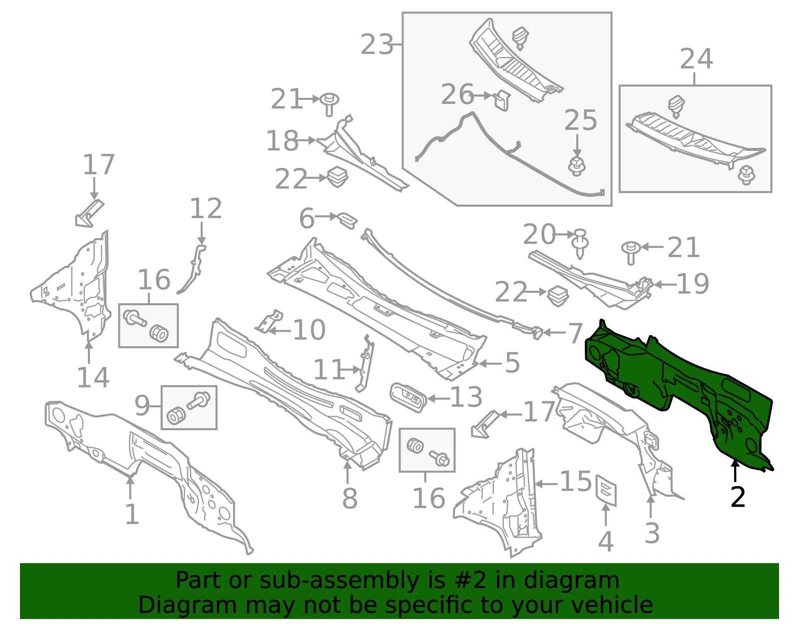Engine Compartment Insulation - Ford (fl3z1501670d) - view 4