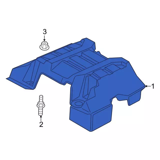 Engine Cover - Ford (fl3z6a949a) - view 2