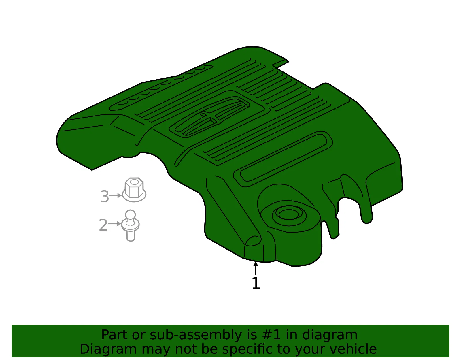 Engine Cover - Ford (fl7z6a949a) - view 4