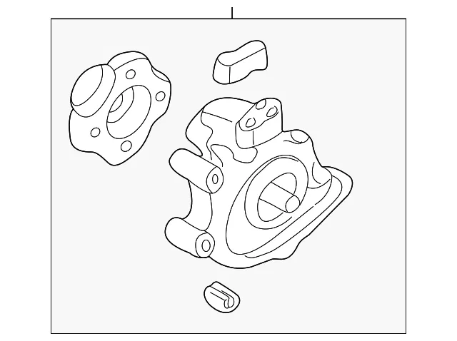 Engine Water Pump - Mazda (fp0115010f)