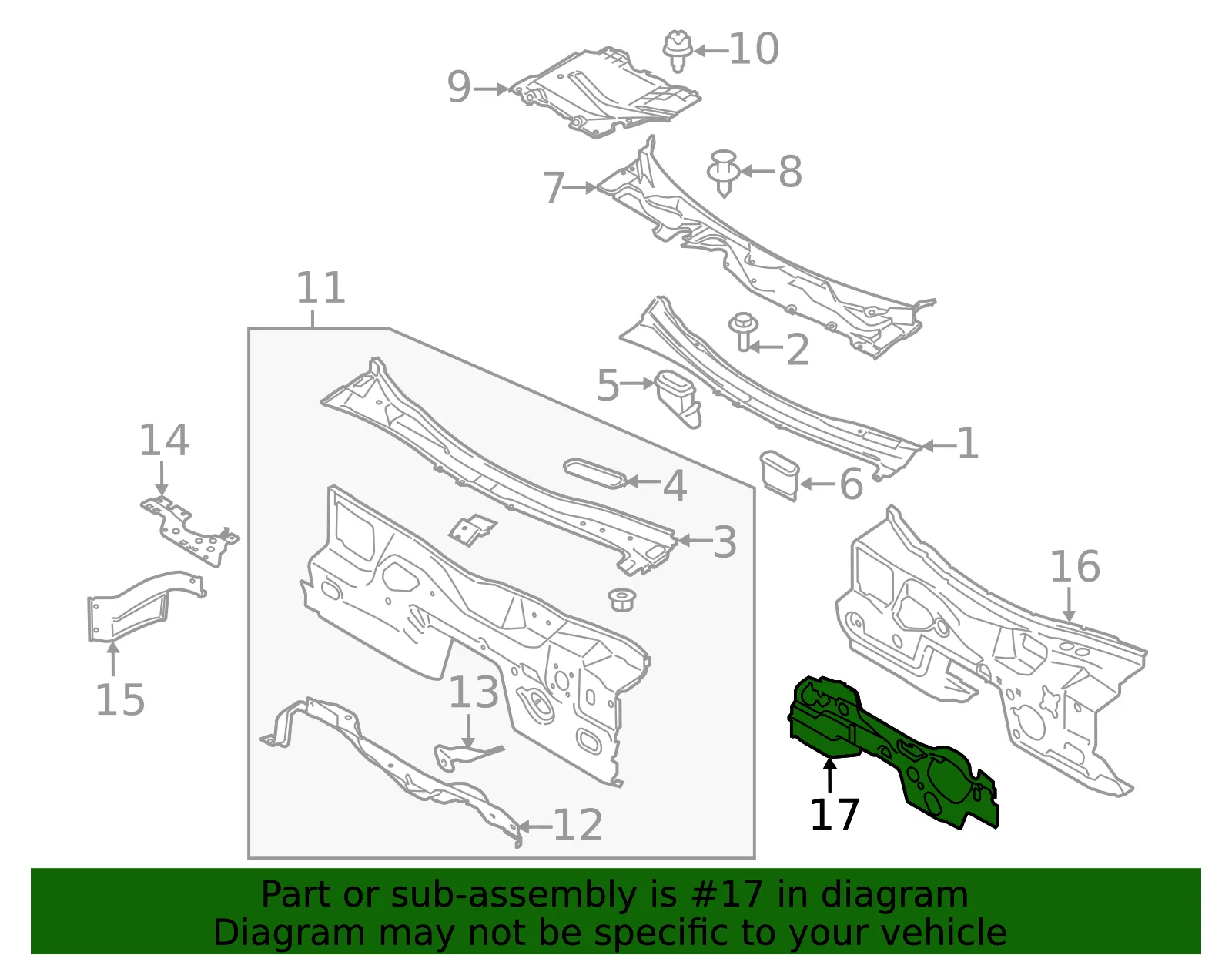 Engine Compartment Insulation - Ford (fr3z6301588a) - view 5