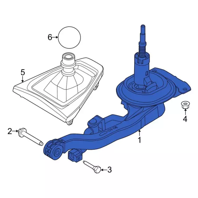 Shifter Assembly - Ford (fr3z7210e) - view 5