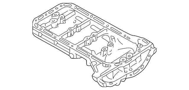 Oil Pan - Mazda (fs0110380f)