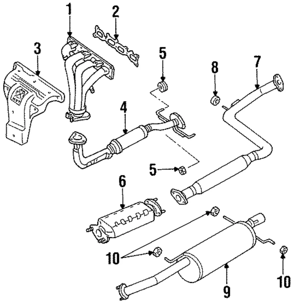 Catalytic Converter - Mazda (fs4920600)