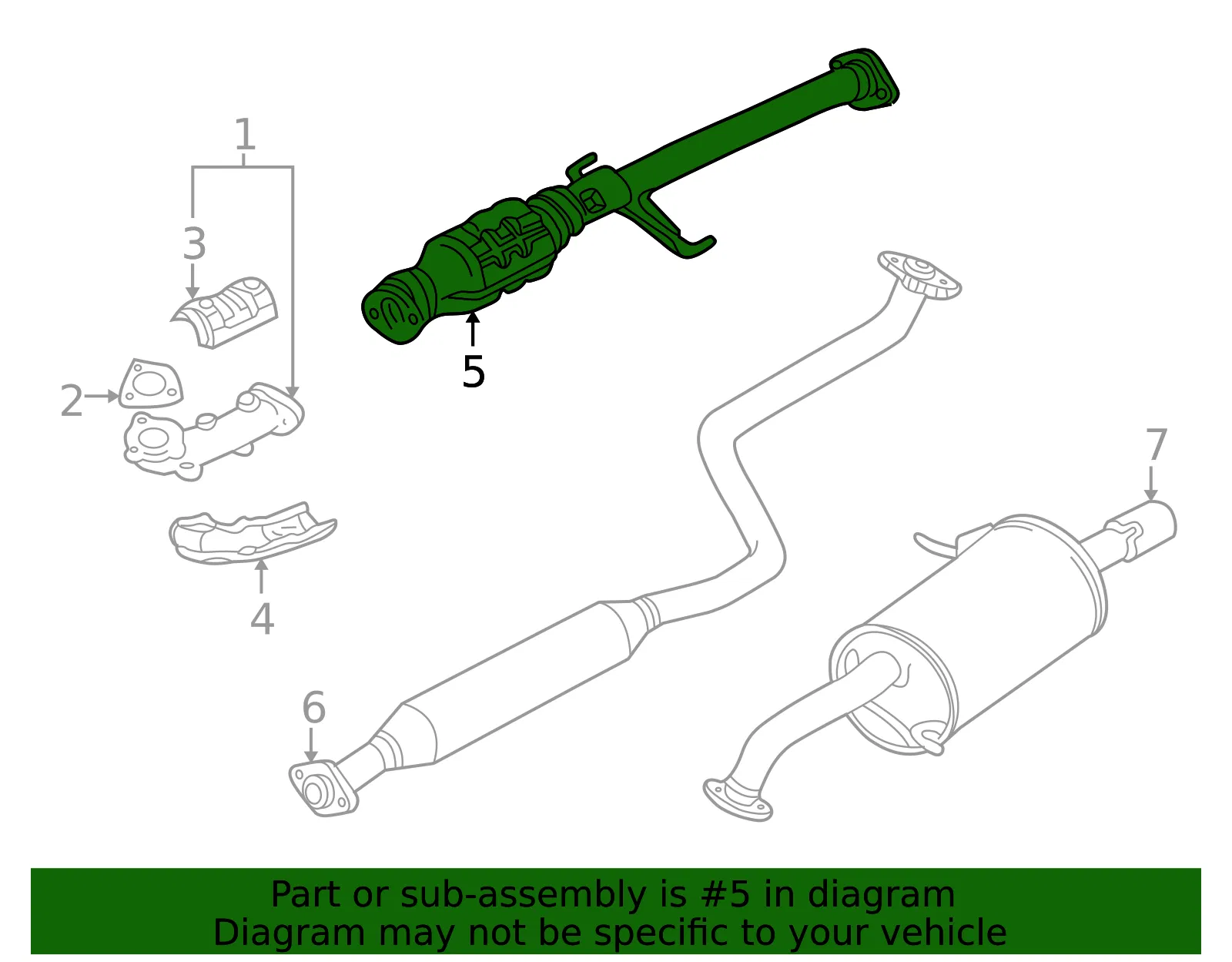 Catalytic Converter - Mazda (fsah20600a) - view 2
