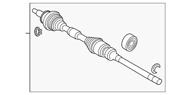 Axle Assembly - Mazda (ft0x2550x)