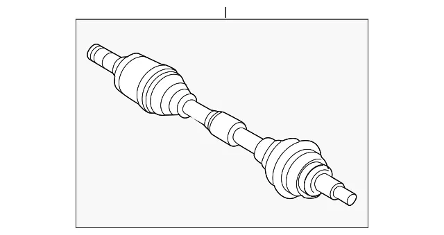 Axle Assembly - Mazda (ft212560x)