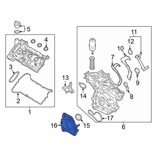 Engine Timing Cover - Ford (ft4z6019h) - view 4