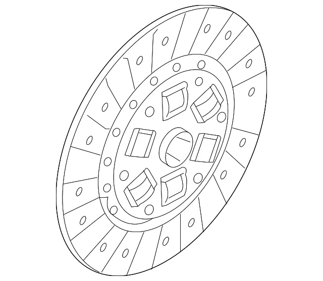 Transmission Clutch Friction Plate - Mazda (fz2119590b)