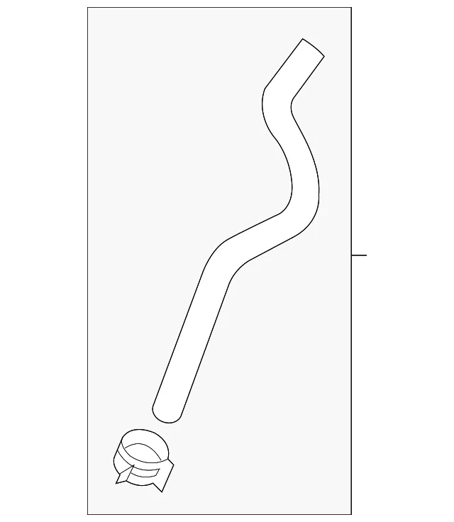 Engine Coolant Hose - Mazda (fz35199ly)