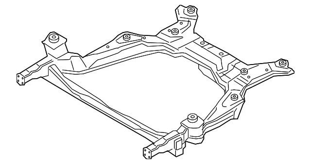 Engine Cradle - Ford (g3gz5c145c)