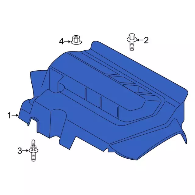 Engine Cover - Ford (g3gz6a949a) - view 3