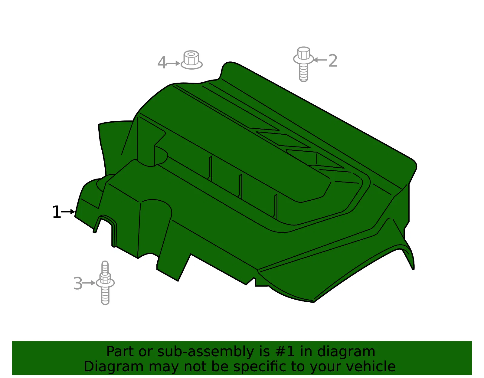 Engine Cover - Ford (g3gz6a949a) - view 5