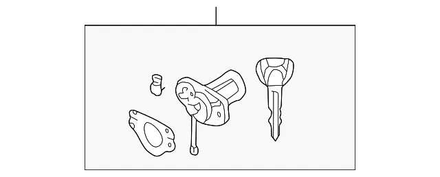 Lock Cylinder - Mazda (gd7a76230a)