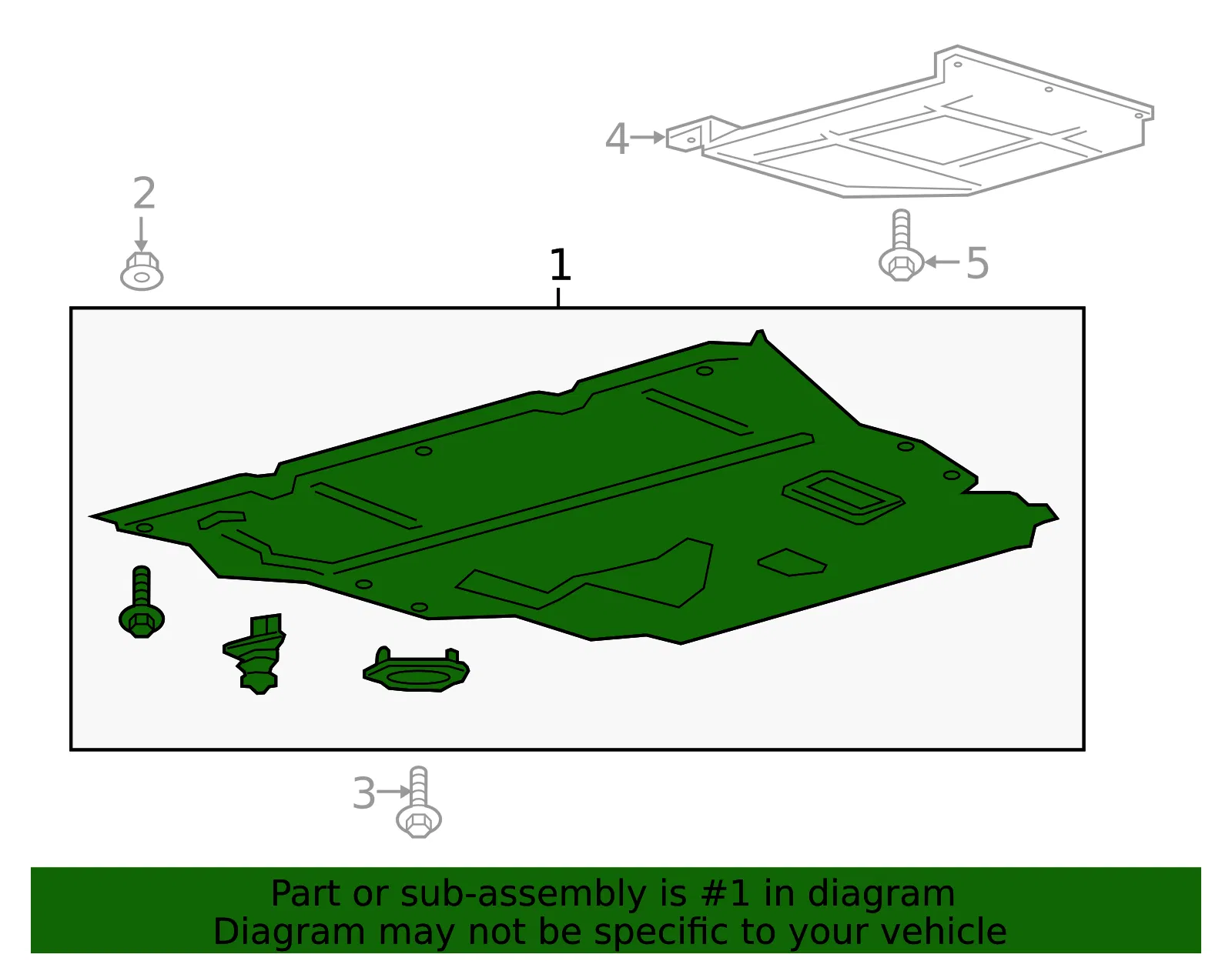 Shield Engine Compartment Sp - Ford (gd9z6p013b) - view 4