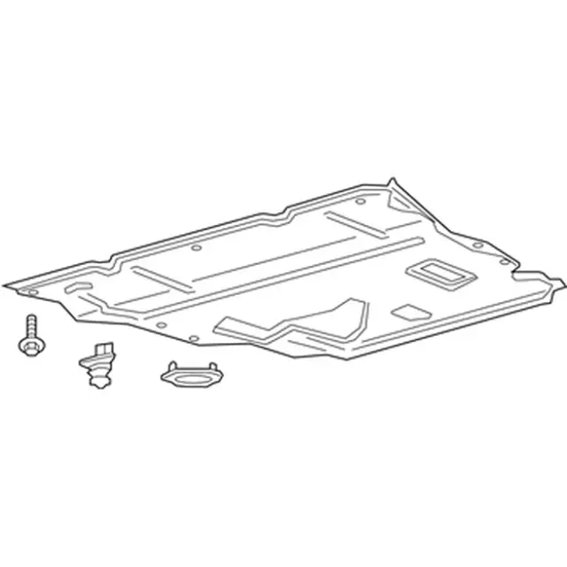 Shield Engine Compartment Sp - Ford (gd9z6p013c) - view 2