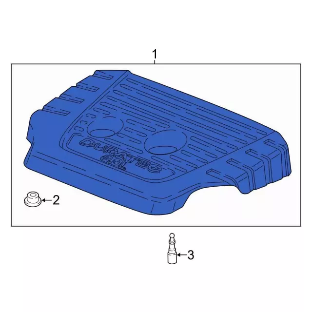 Engine Cover - Ford (gn1z6a949b) - view 3