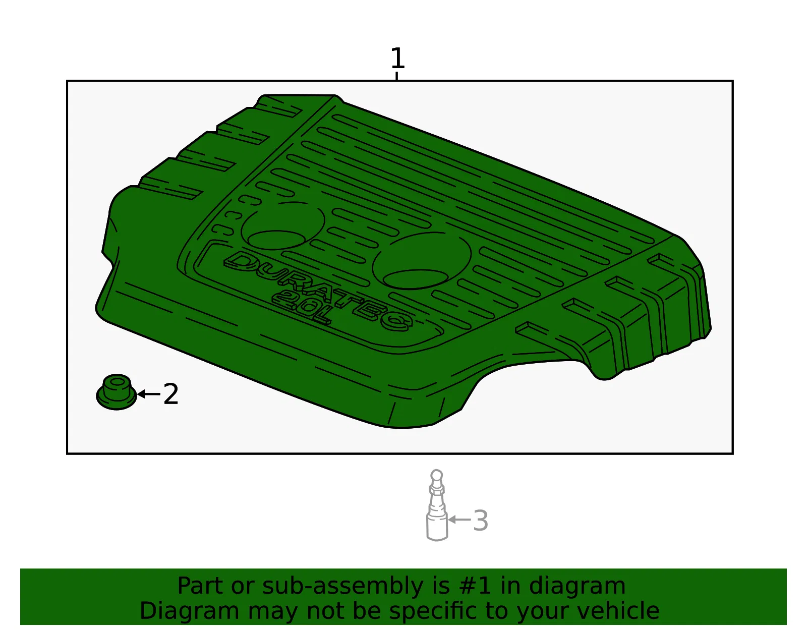 Engine Cover - Ford (gn1z6a949b) - view 7