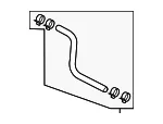 Automatic Transmission Oil Cooler Hose - Ford (gn1z7w064d) - view 4