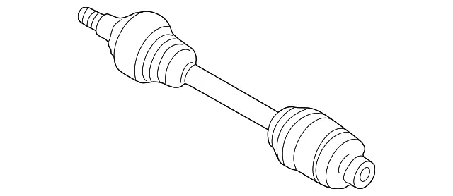 Cv Axle Assembly - Mazda (gp072550x)