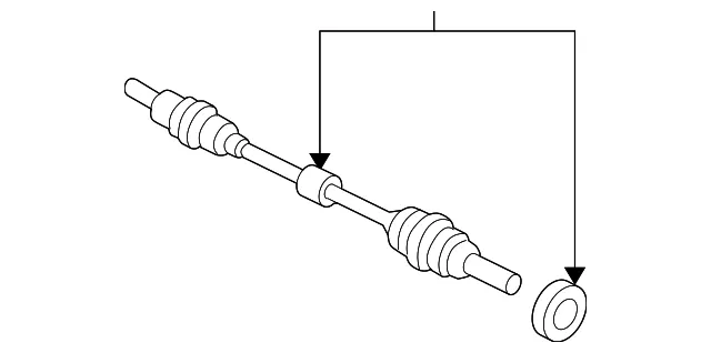 Axle Assembly - Mazda (gp322560xd)